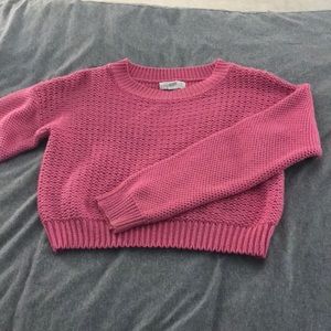 Pink sweater